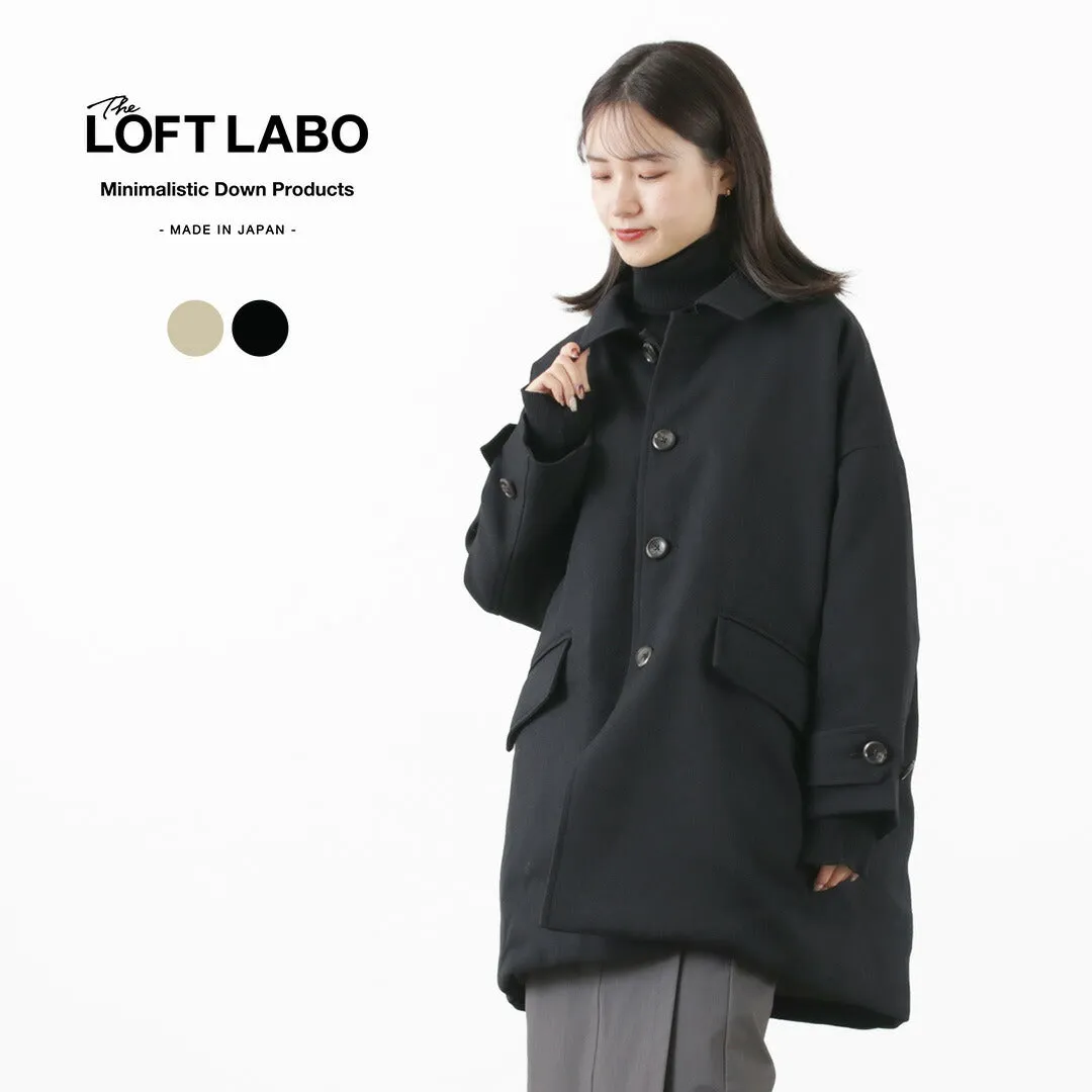 【30％OFF】LOFTLABO（ロフトラボ） LIMB シングルボタン オーバーダウンコート レディース ジャケット ミドル 軽量 無地 日本製 カジュアル きれいめ LIMB SINGLE BUTTON OVERCOAT【セール】