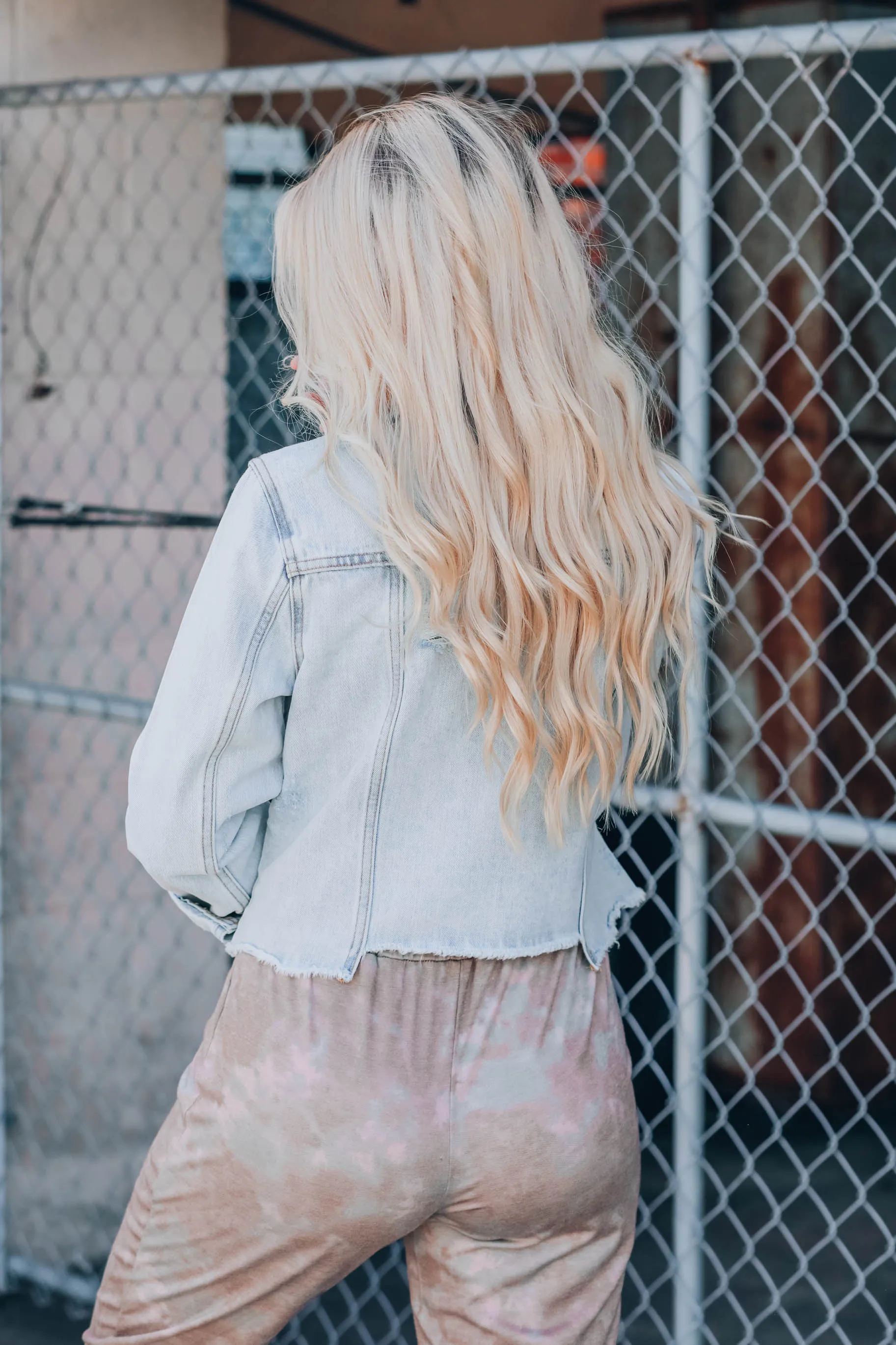 Annie Crop Denim Jacket