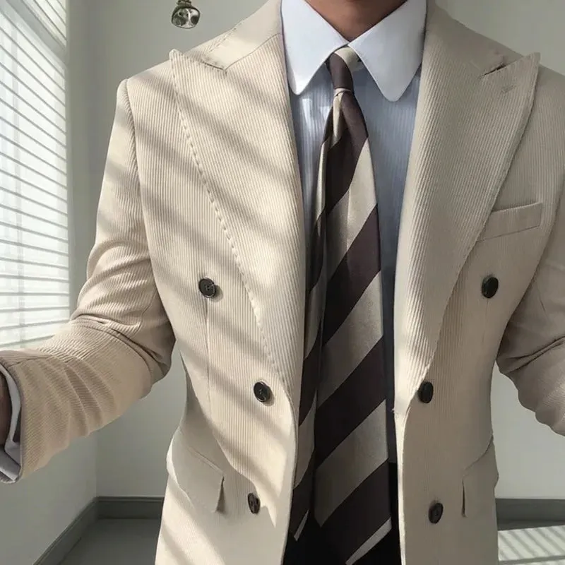 Antonios double breasted suit blazer