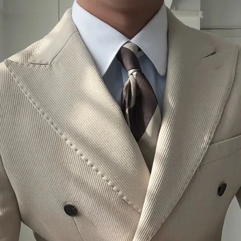 Antonios double breasted suit blazer