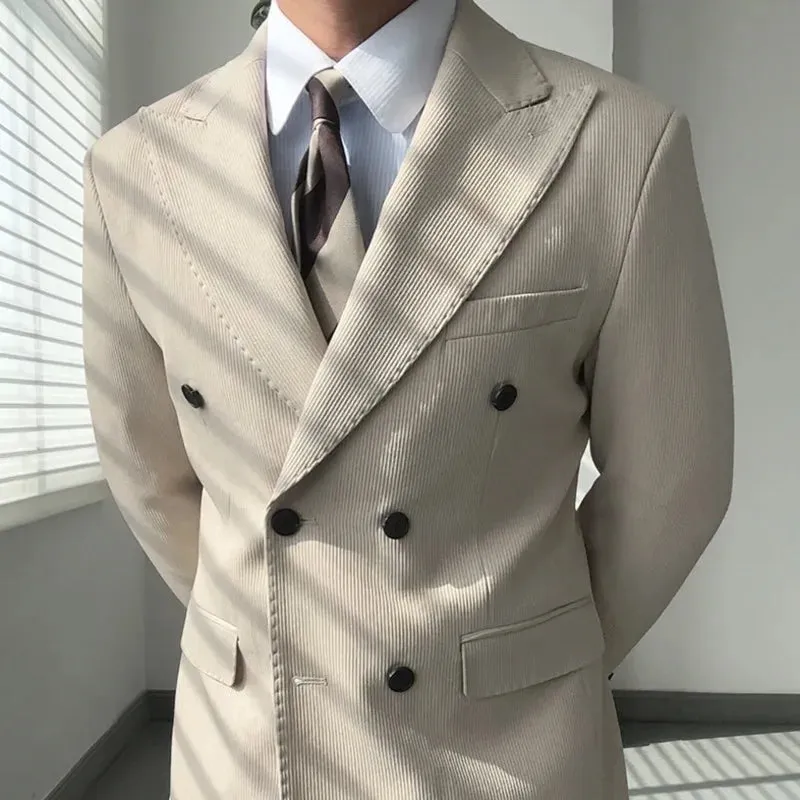 Antonios double breasted suit blazer