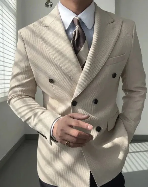 Antonios double breasted suit blazer