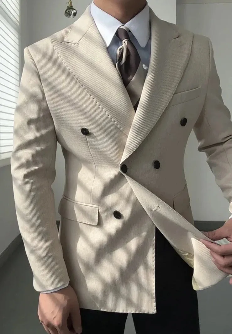 Antonios double breasted suit blazer