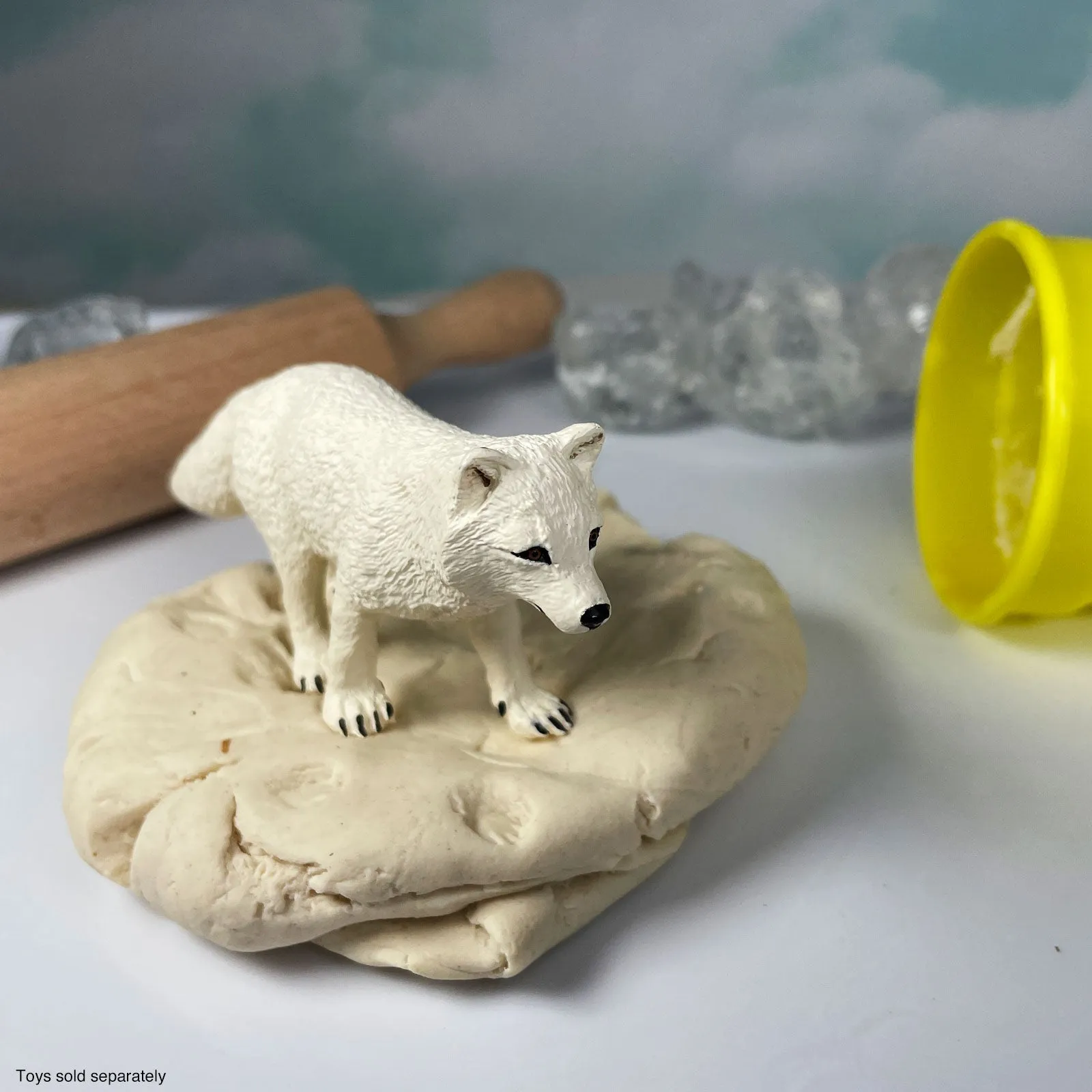 Arctic Fox Toy Figure