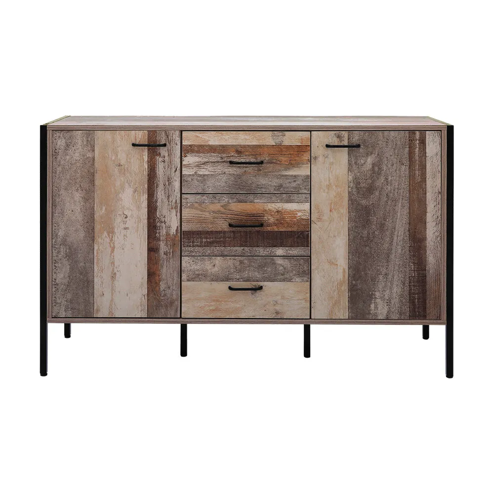 Artiss Buffet Sideboard Storage Cabinet Industrial Rustic Wooden