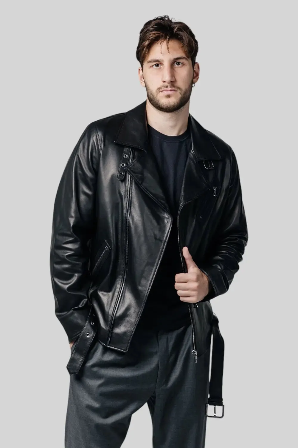 Arturo Leather Moto Jacket