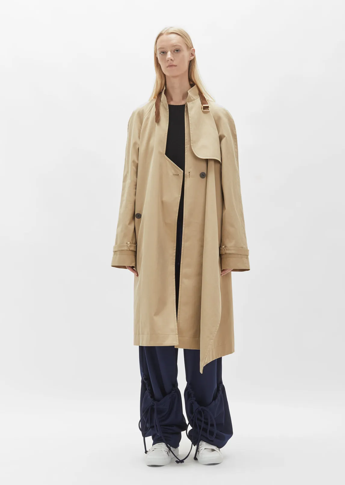 Asymmetric Trench Coat