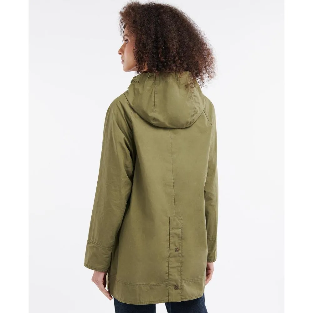 Barbour Oxburgh Showerproof Ladies Jacket - Olive/Classic