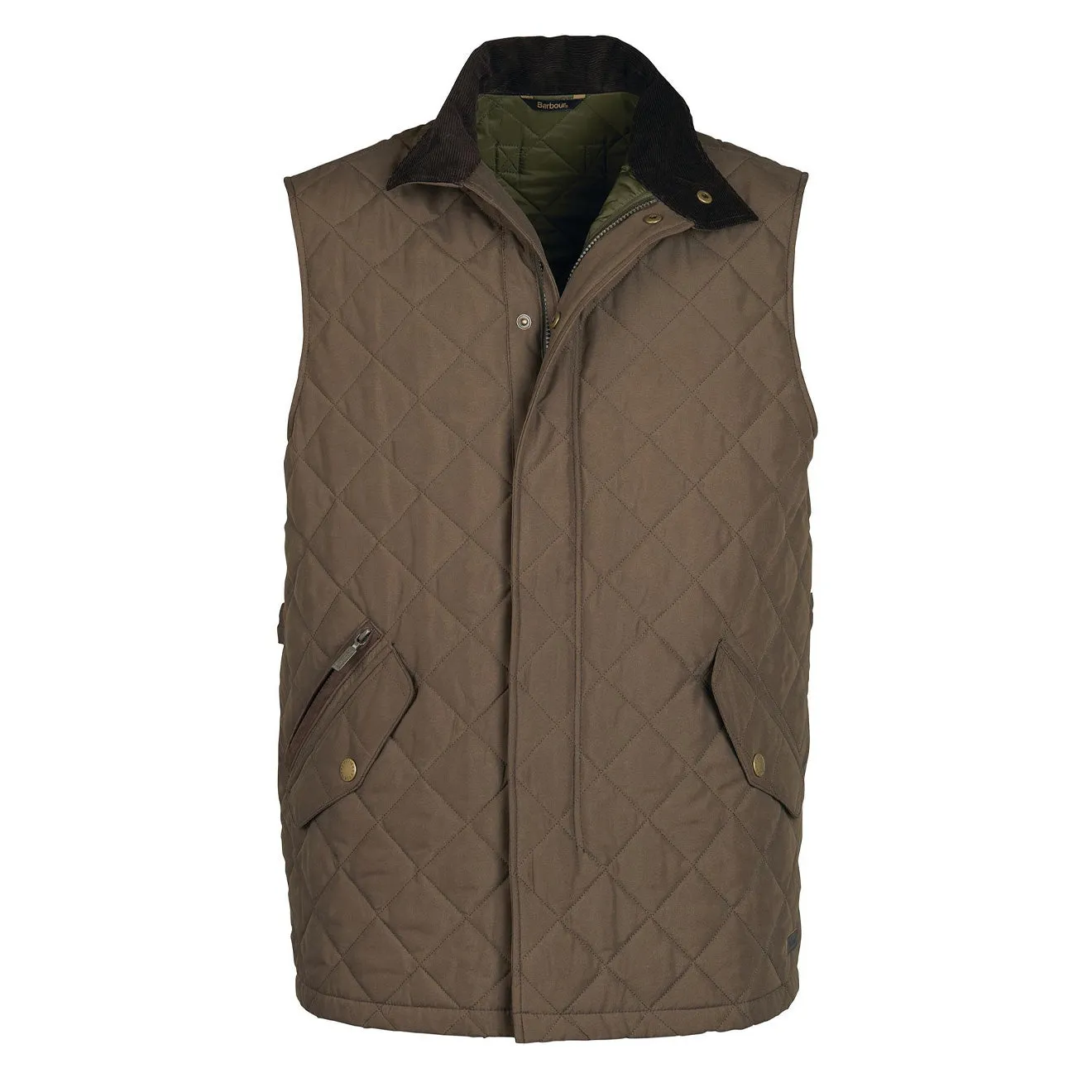 Barbour Shoveler Gilet Dark Olive