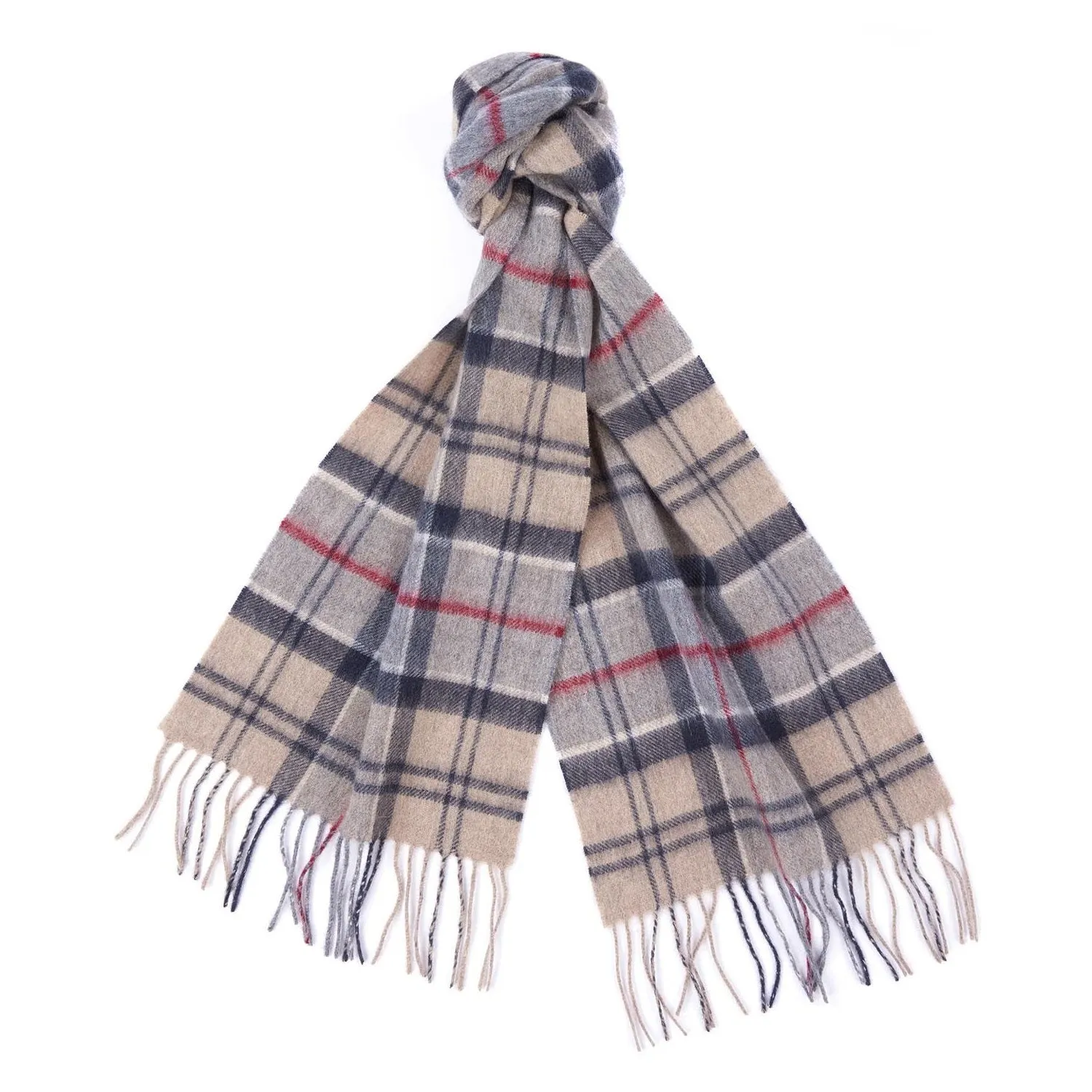 Barbour Wool & Cashmere Dress Tartan Scarf