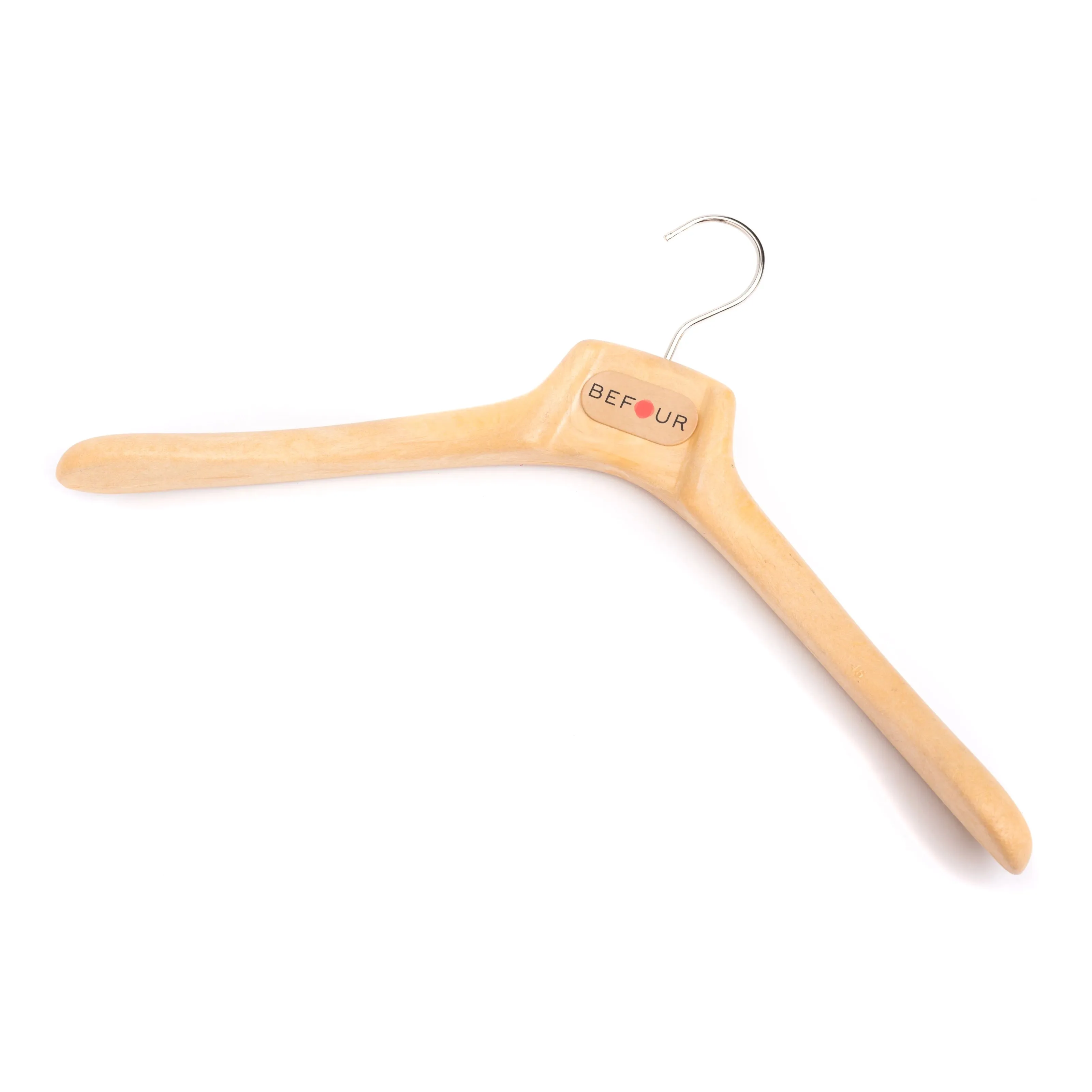 BEFOUR Beige Plastic Coat Hanger Set of 5