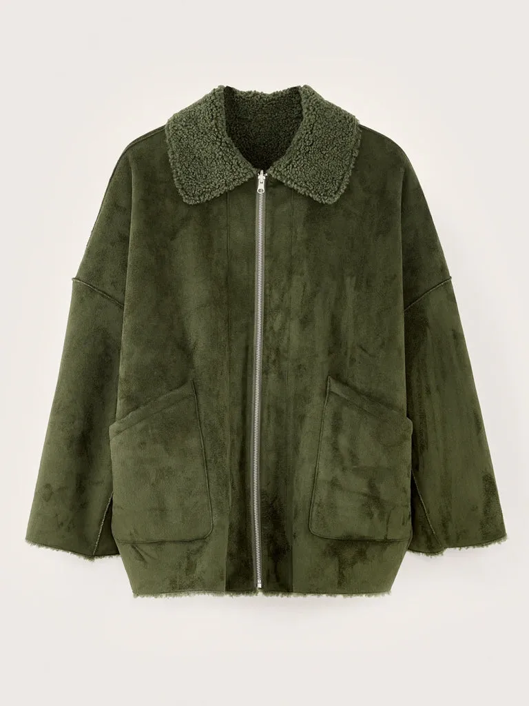 Bellerose Ethel Reversible Jacket in Moss