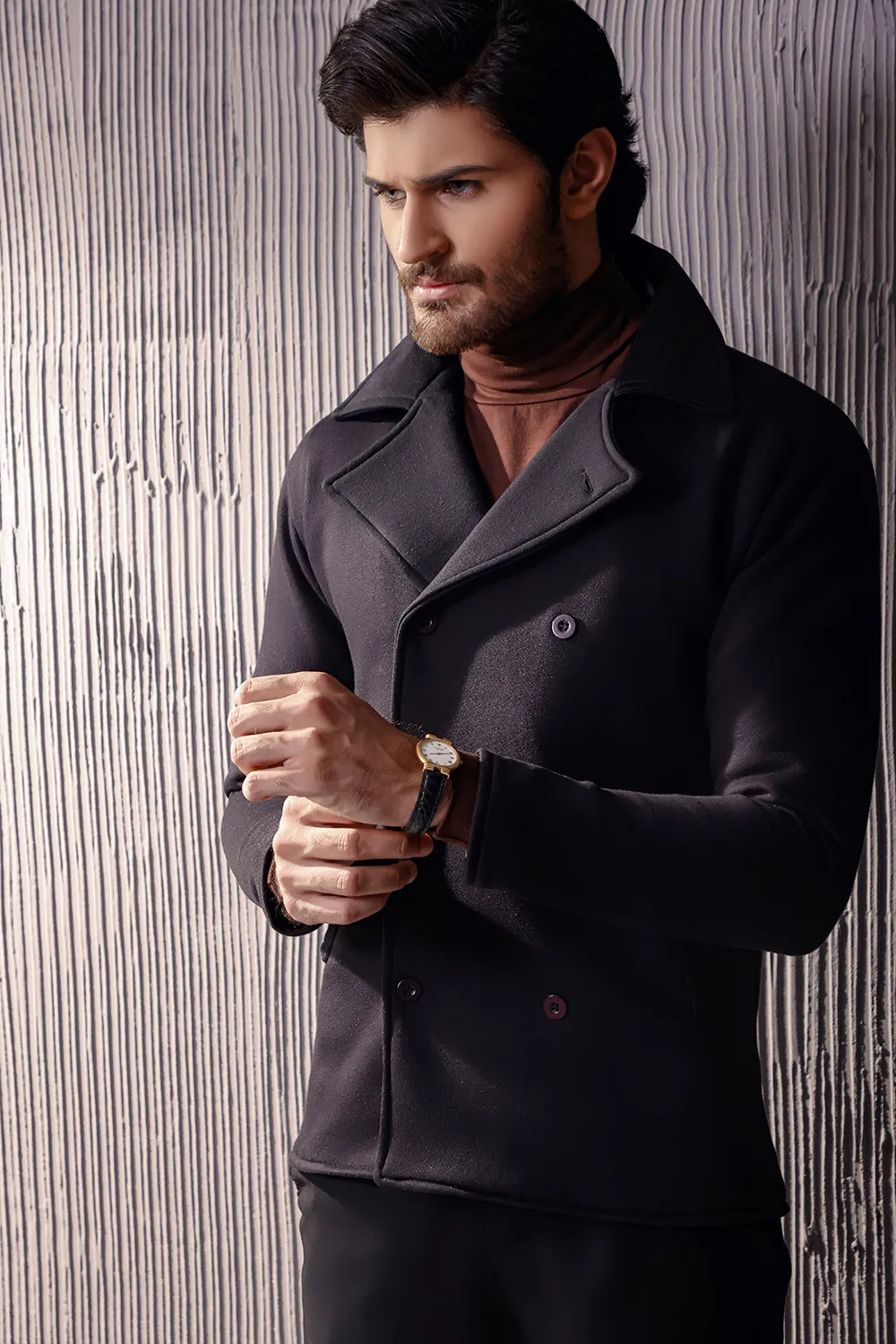 Black Pea Coat