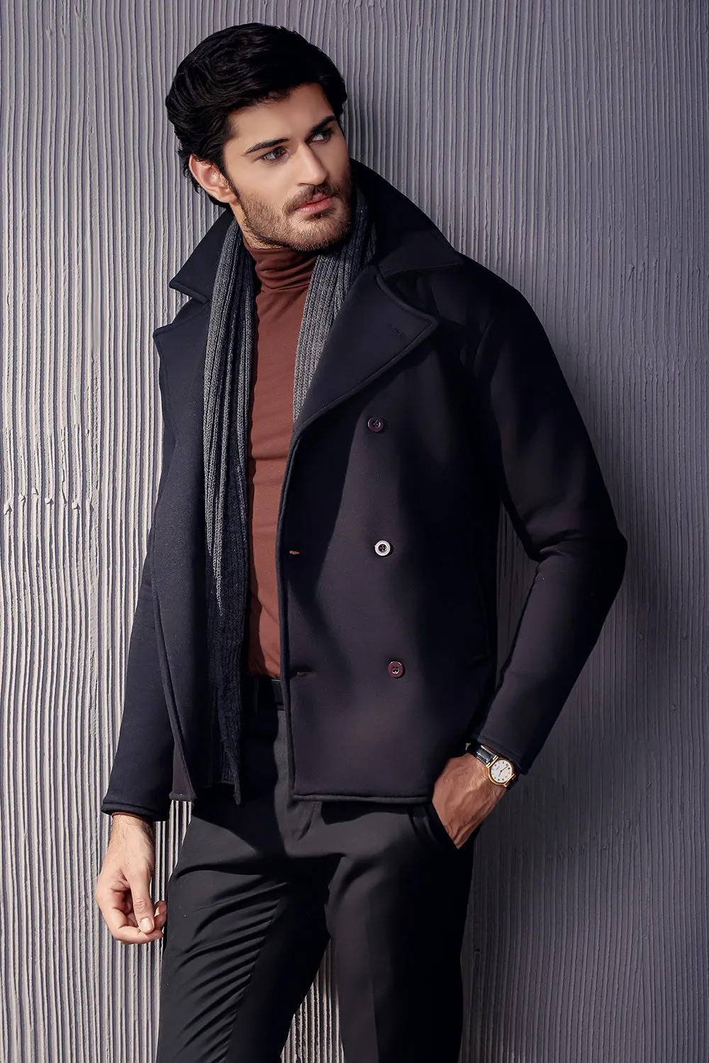 Black Pea Coat