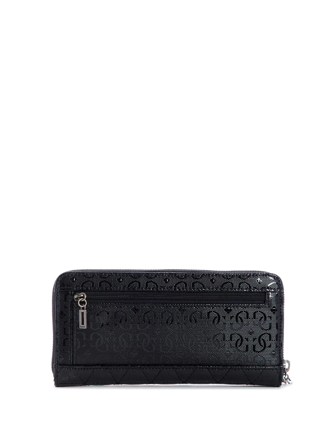 Black Quilted Wessex Large Wallet