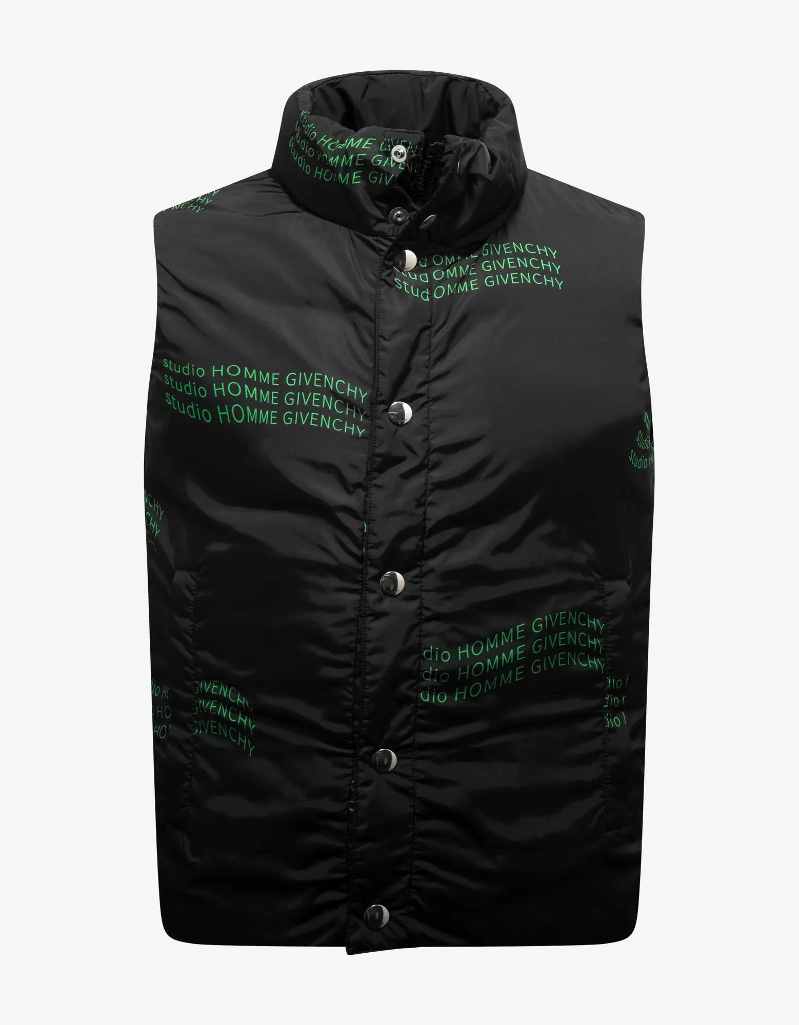 Black Studio Homme Print Reversible Gilet