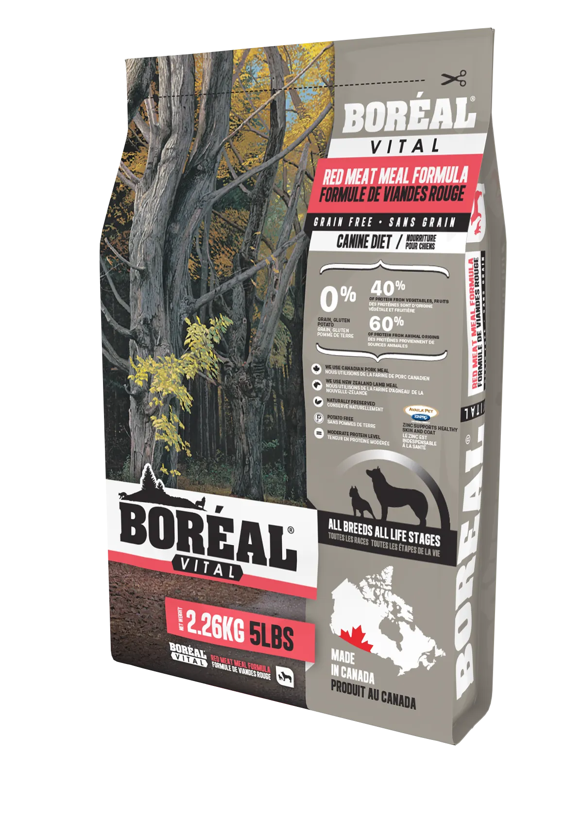 Boreal Vital Dog Grain Free All Breed Red Meat