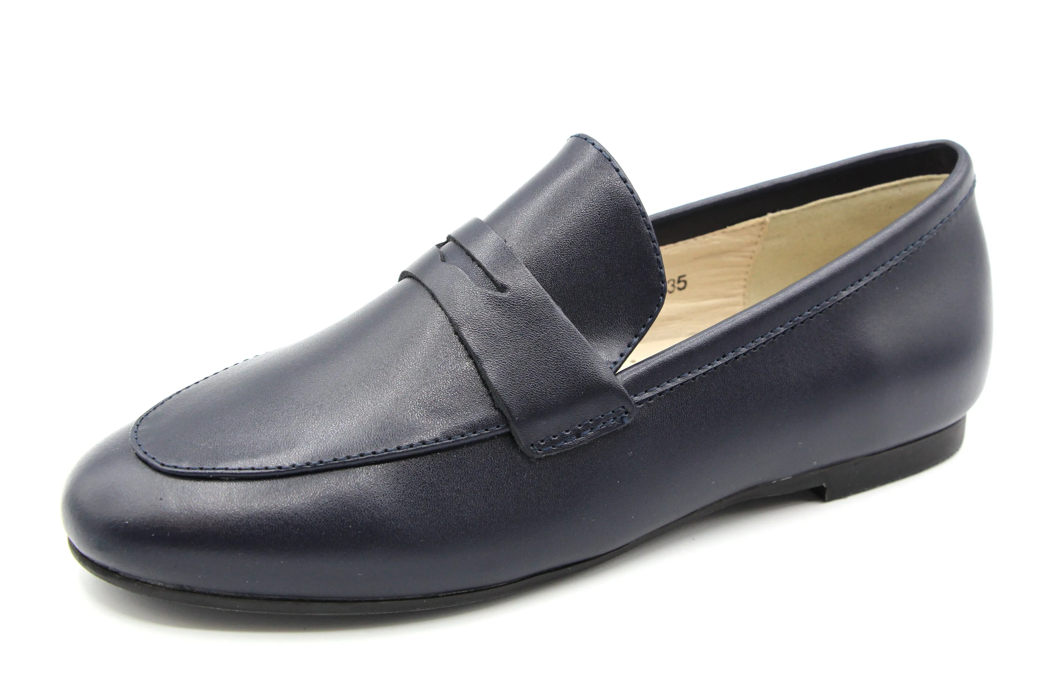 Boutaccelli  Blue Penny Loafer Slip On Phaser