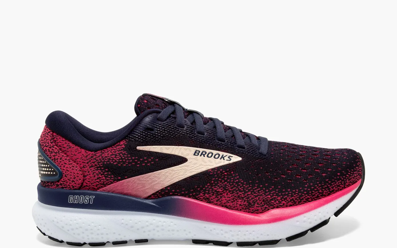 Brooks Ghost 16 (Women's) - Peacoat/Raspberry/Apricot