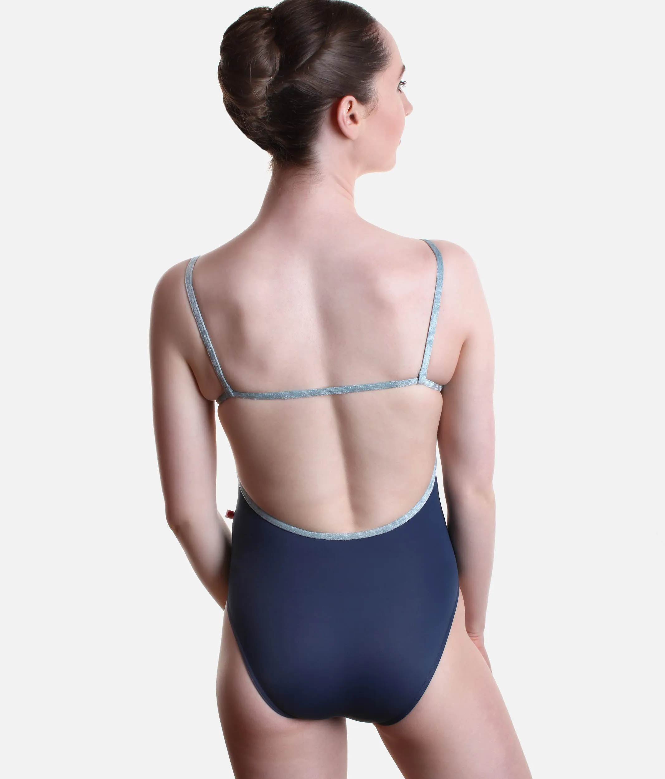 Camisole Strap, Open Back Leotard - TAMARA