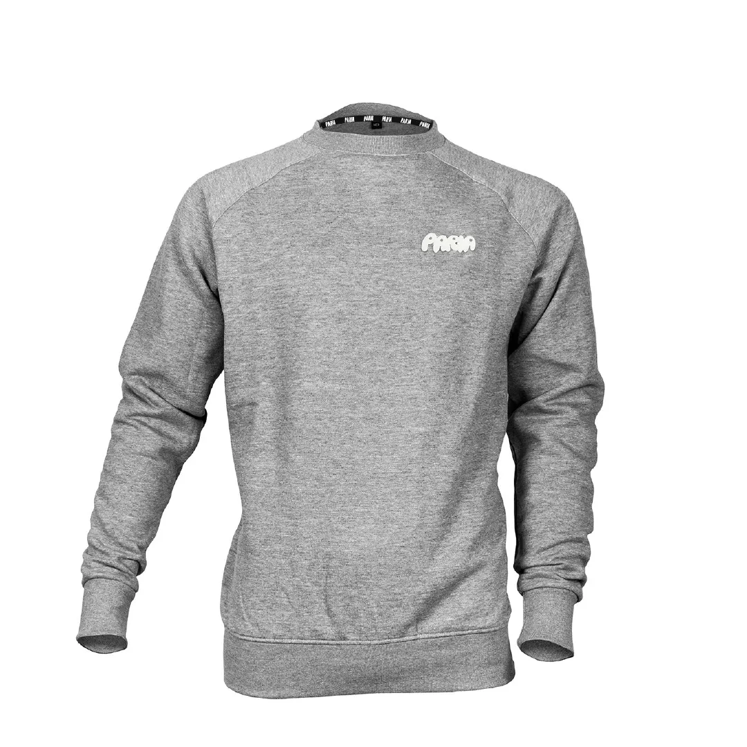 Cloud Print Cycling Sweatshirt Heather Grey