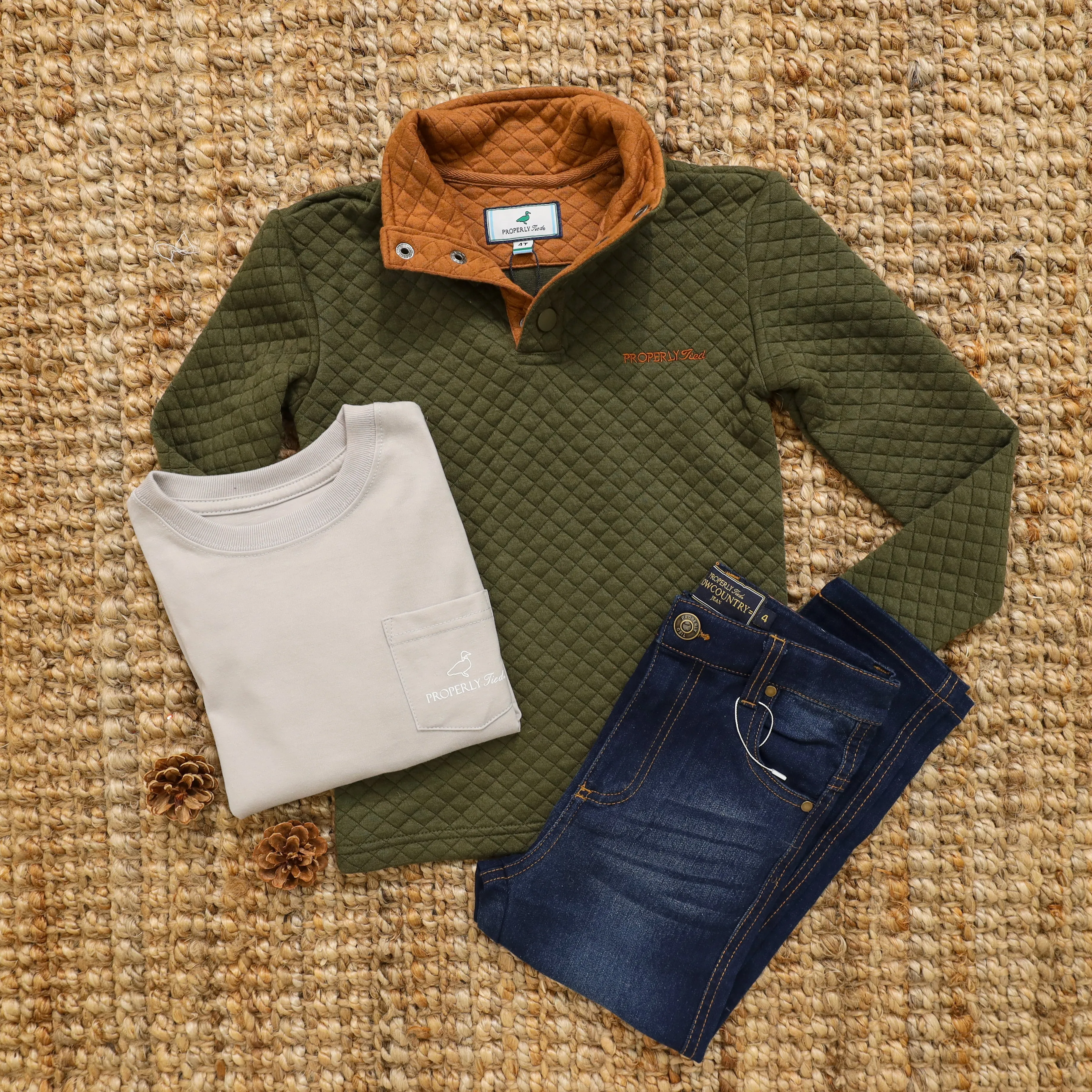 Club Pullover- Olive