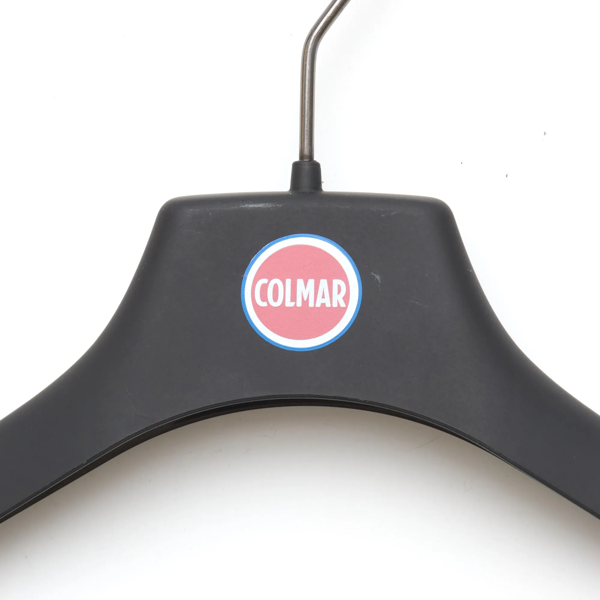 COLMAR Black Plastic Lightweight Coat Hanger Set of 5