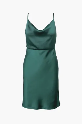 Cowl Neck Slip Dress