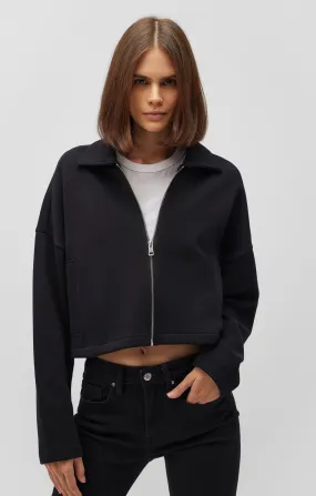 CROPPED FULL ZIP JACKET