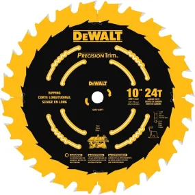 DeWalt DW7124PT 10" 24 Tooth Fast Ripping Saw Blade