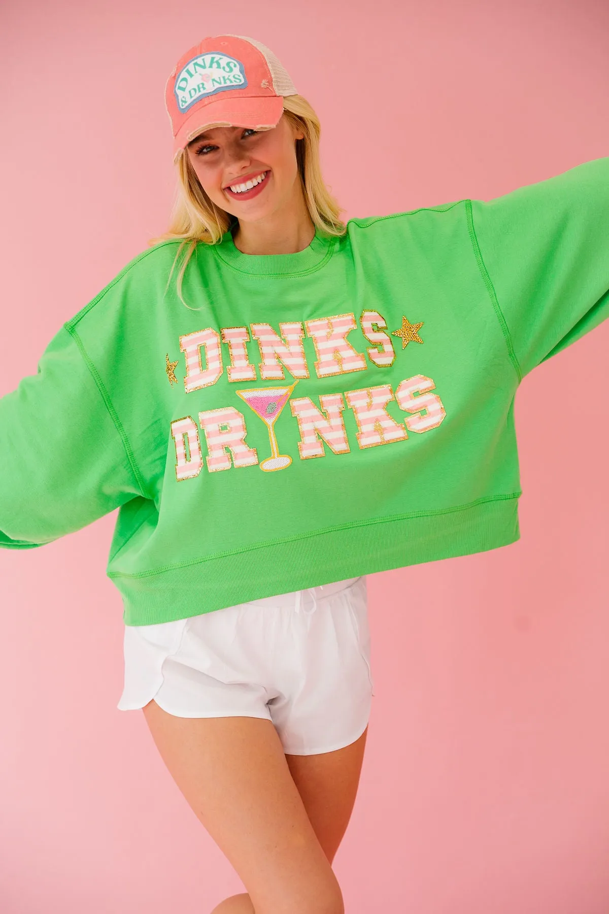 DINKS AND DRINKS PULLOVER