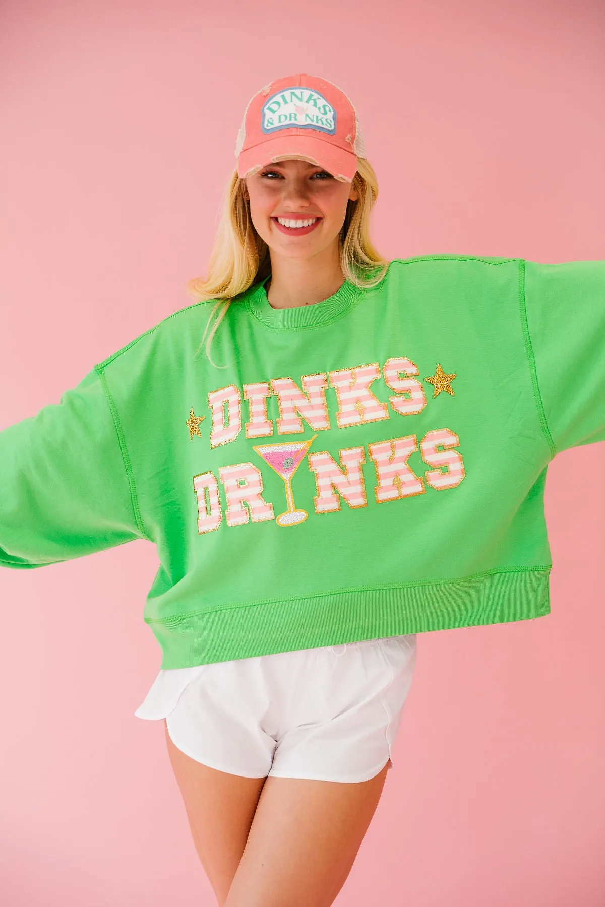 DINKS AND DRINKS PULLOVER