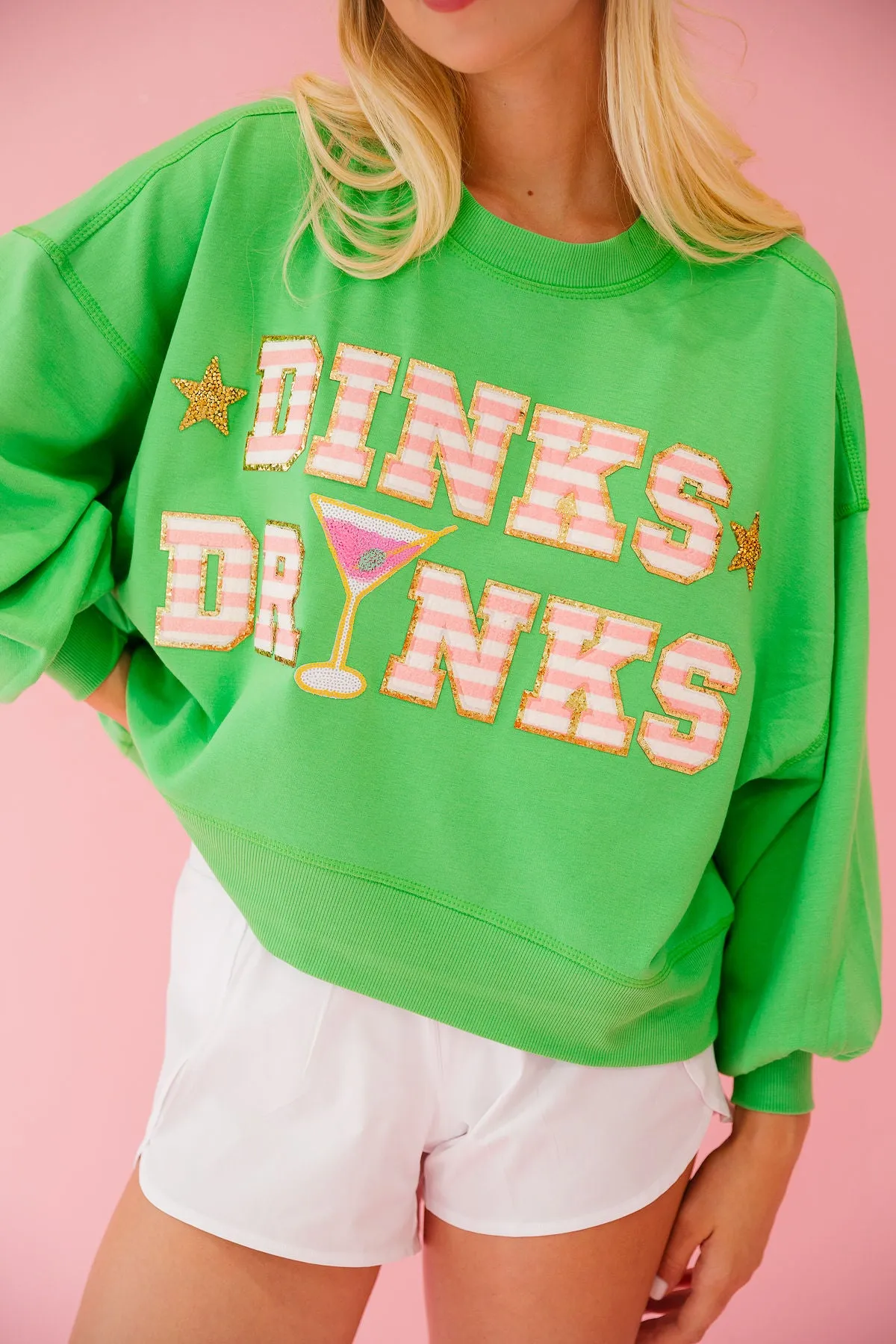 DINKS AND DRINKS PULLOVER