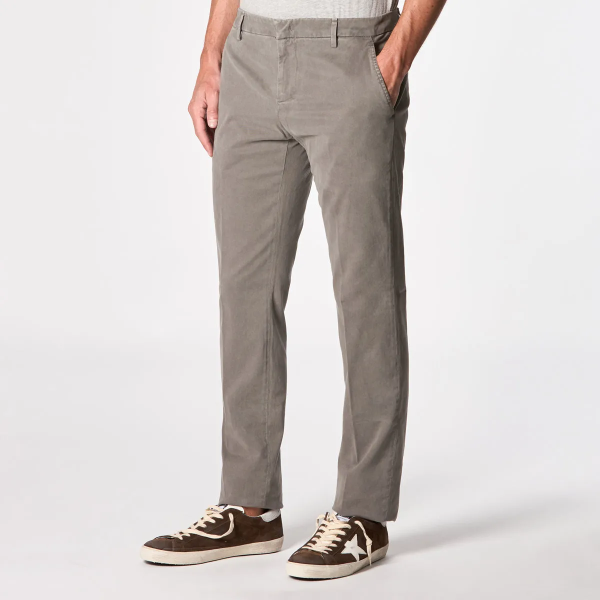 DONDUP TROUSERS UP166 GSE043 IB5 920 GREY