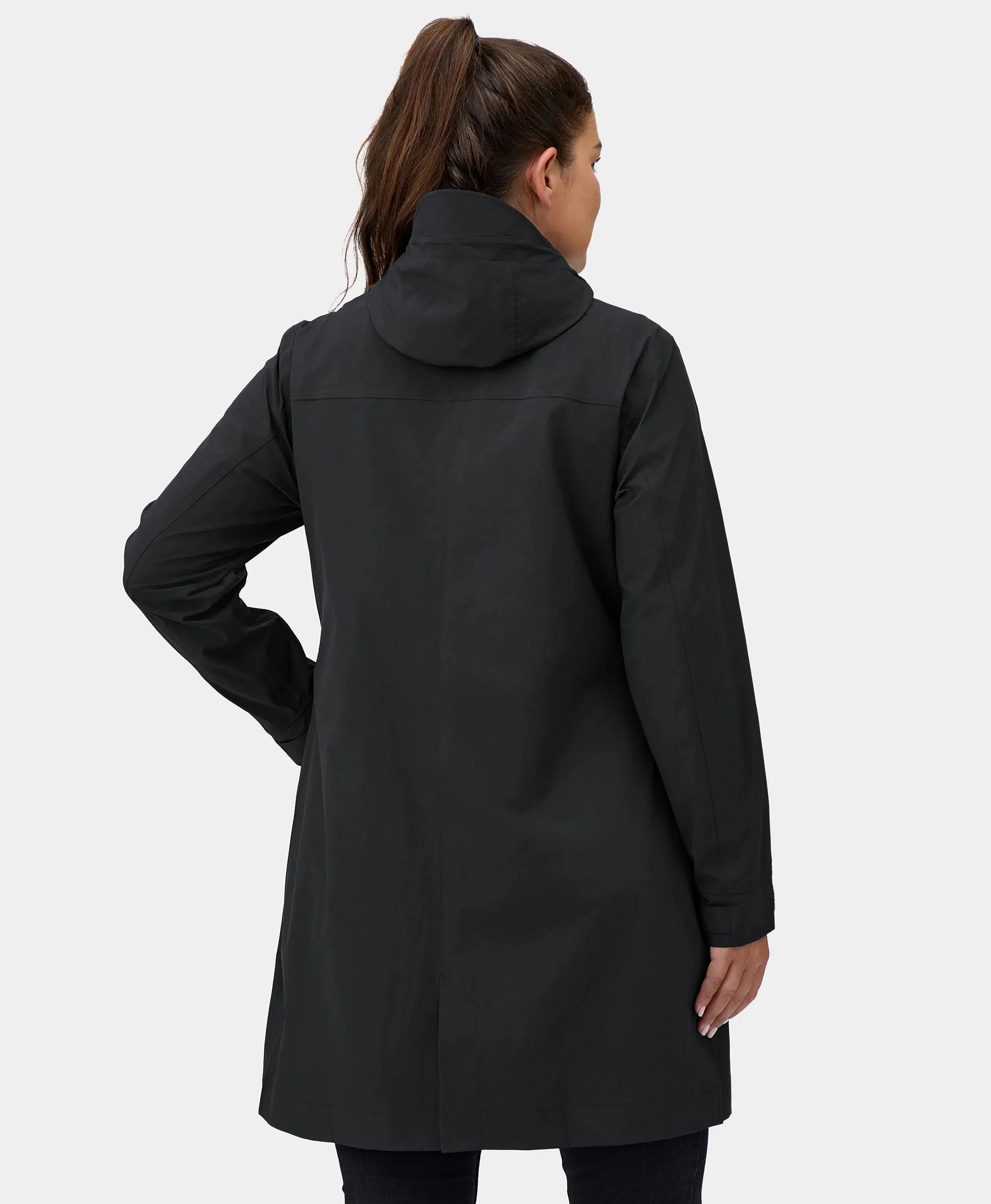 Downtown Women's Heated Rain Trench