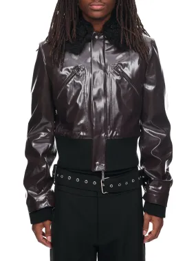 Elijah Vinyl Bomber Jacket (JA03-PL01-COCO0)