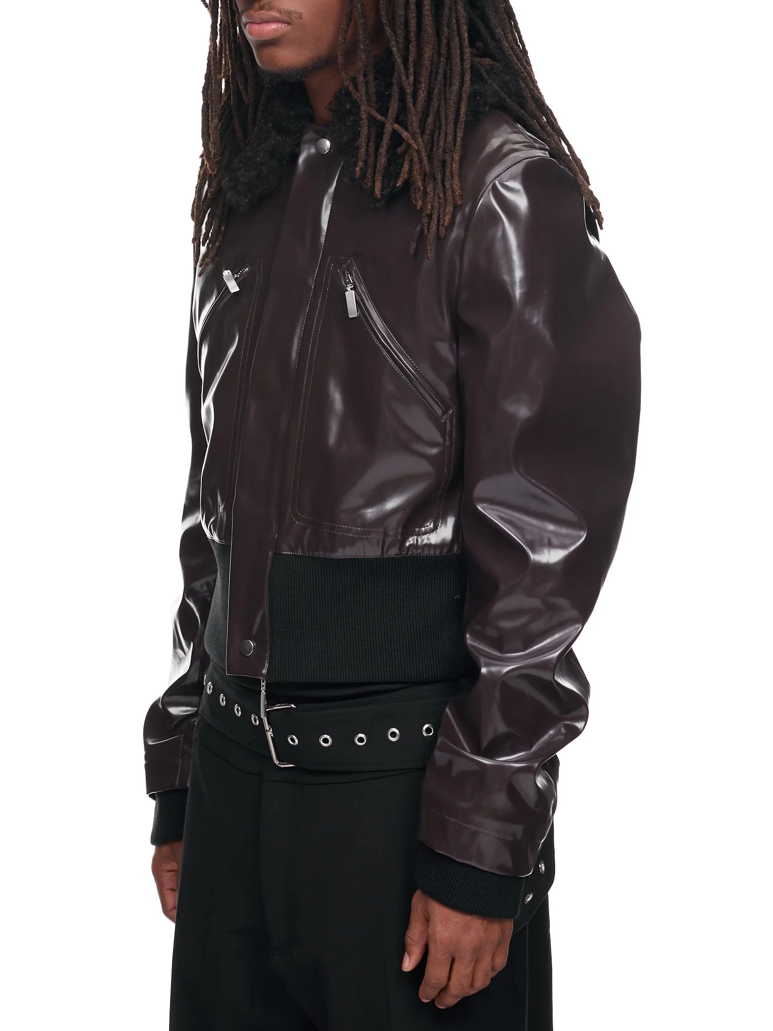 Elijah Vinyl Bomber Jacket (JA03-PL01-COCO0)