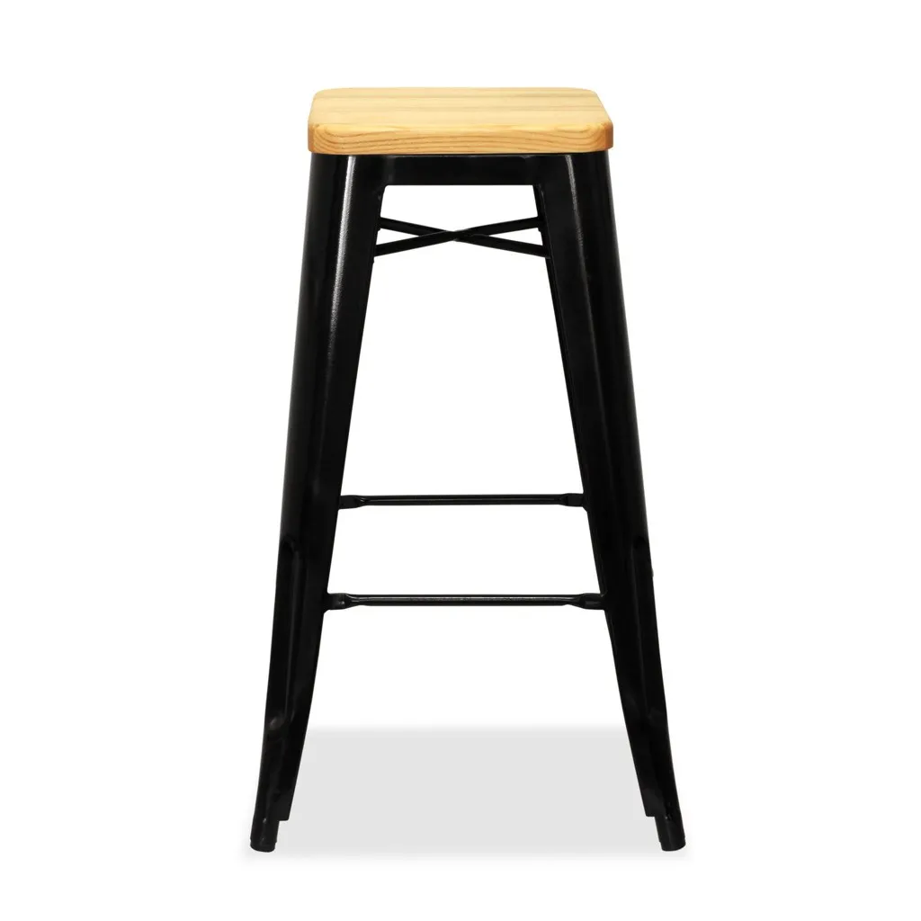 Factorie Two Stool with Timber Top