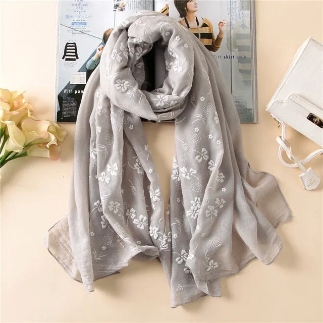 Fashion Cotton Scarf Printed Bandana Shawl #6135