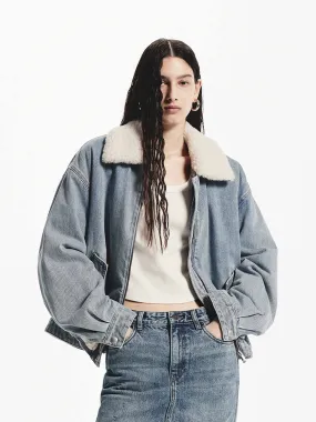 Faux Shearling Loose Jacket