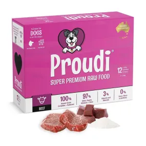 Frozen Single Protein Beef Raw Dog Food