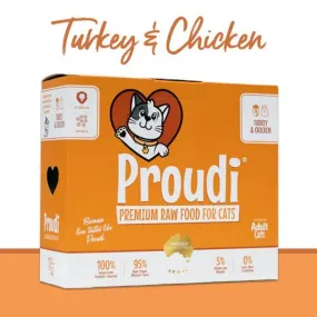 Frozen Turkey & Chicken Raw Cat Food