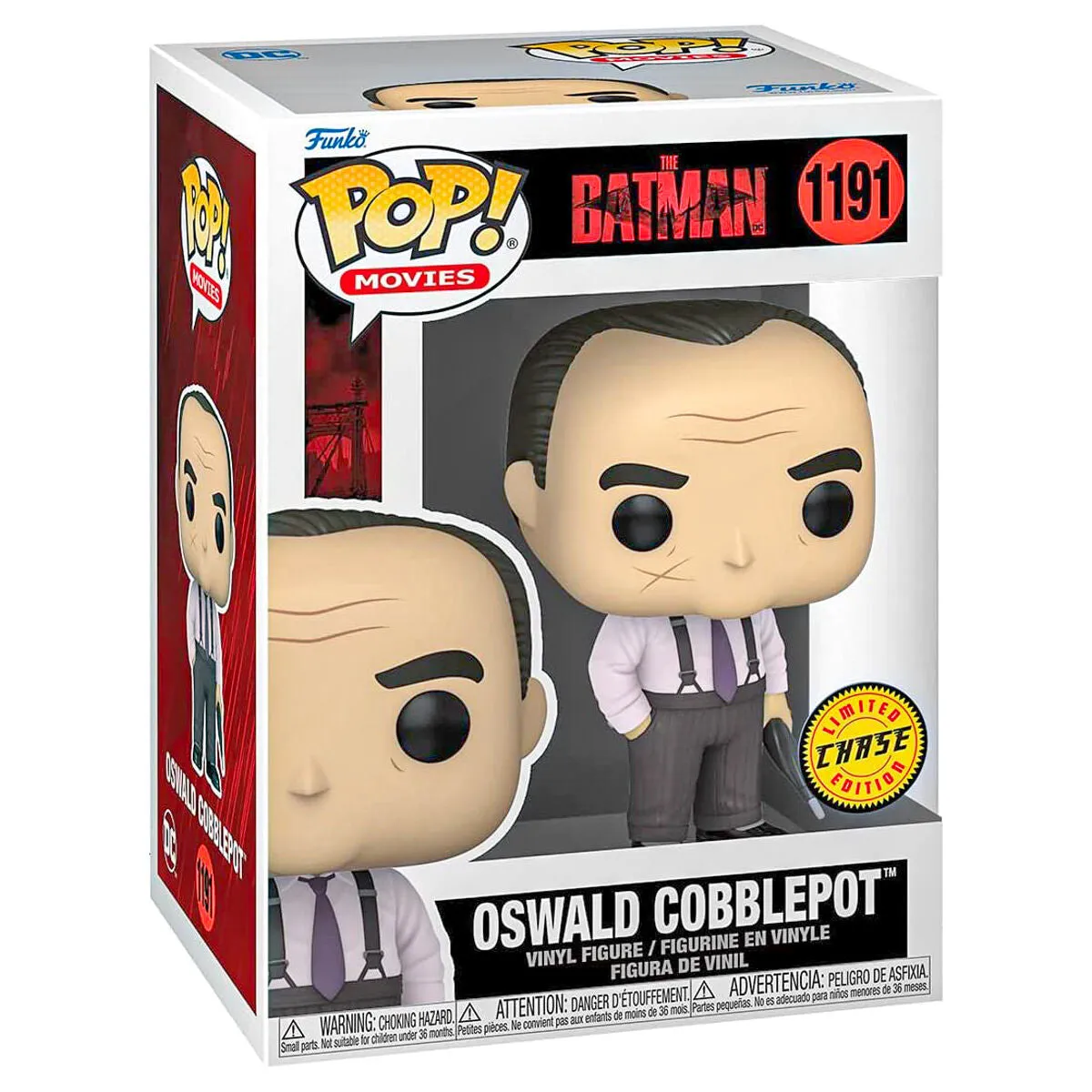 Funko Pop! Movies: The Batman Oswald Cobblepot Vinyl Figure with 1-in-6 Chance of Chase #1191