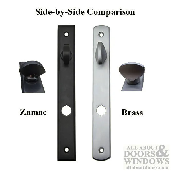 G-U Torino Handle and 30mm Plate Series, Zamac, Dummy, No Key, No Thumbturn (Handles DO NOT Move), Choose Color