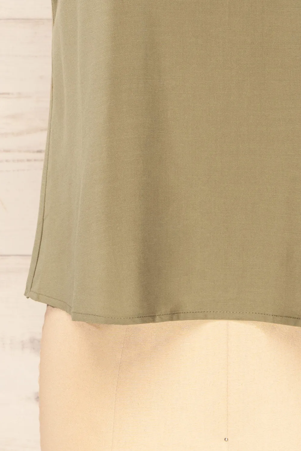 Gatineau Khaki | Round Neck Tank Top