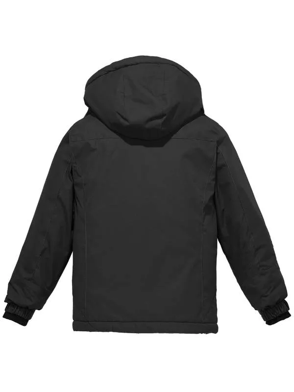 Girls Hooded Ski Fleece Winter Jacket