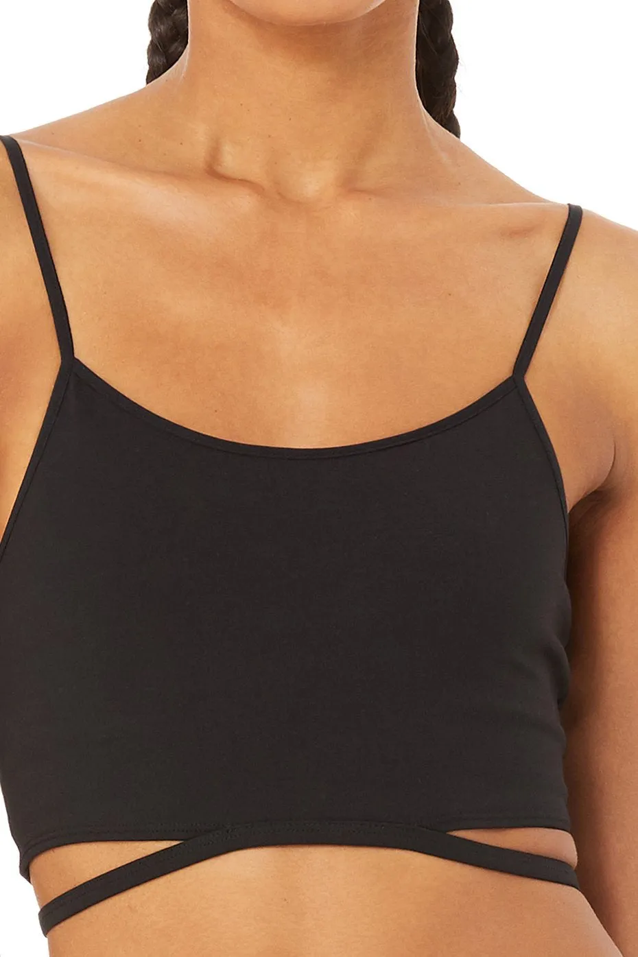 Halo Bra Tank - Black