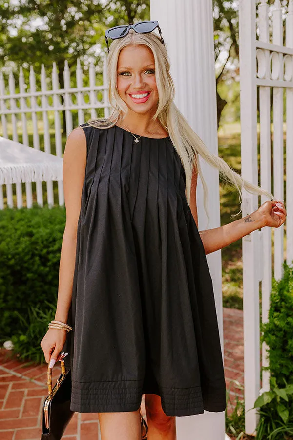 Happy Moment Mini Dress in Black