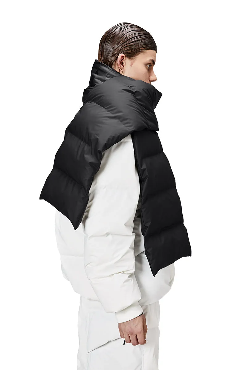 Harbin Puffer Scarf  -Black