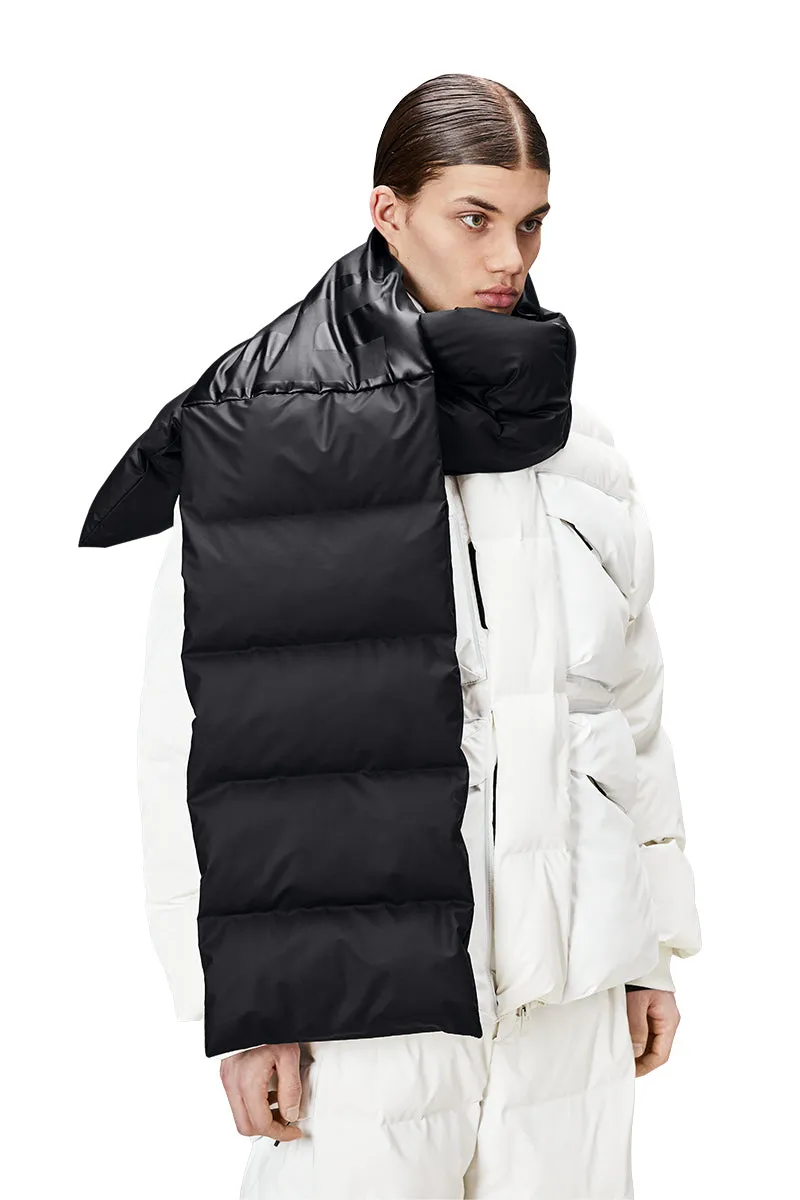 Harbin Puffer Scarf  -Black